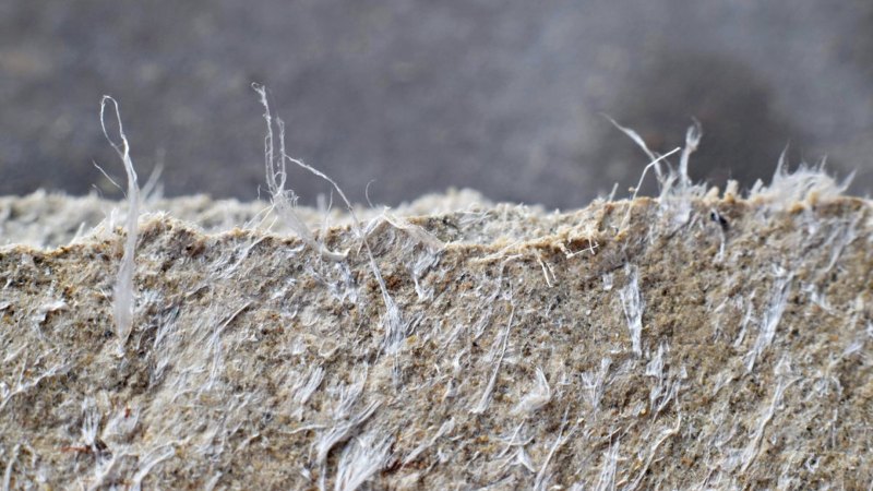 Close-Up of Asbestos Fibers