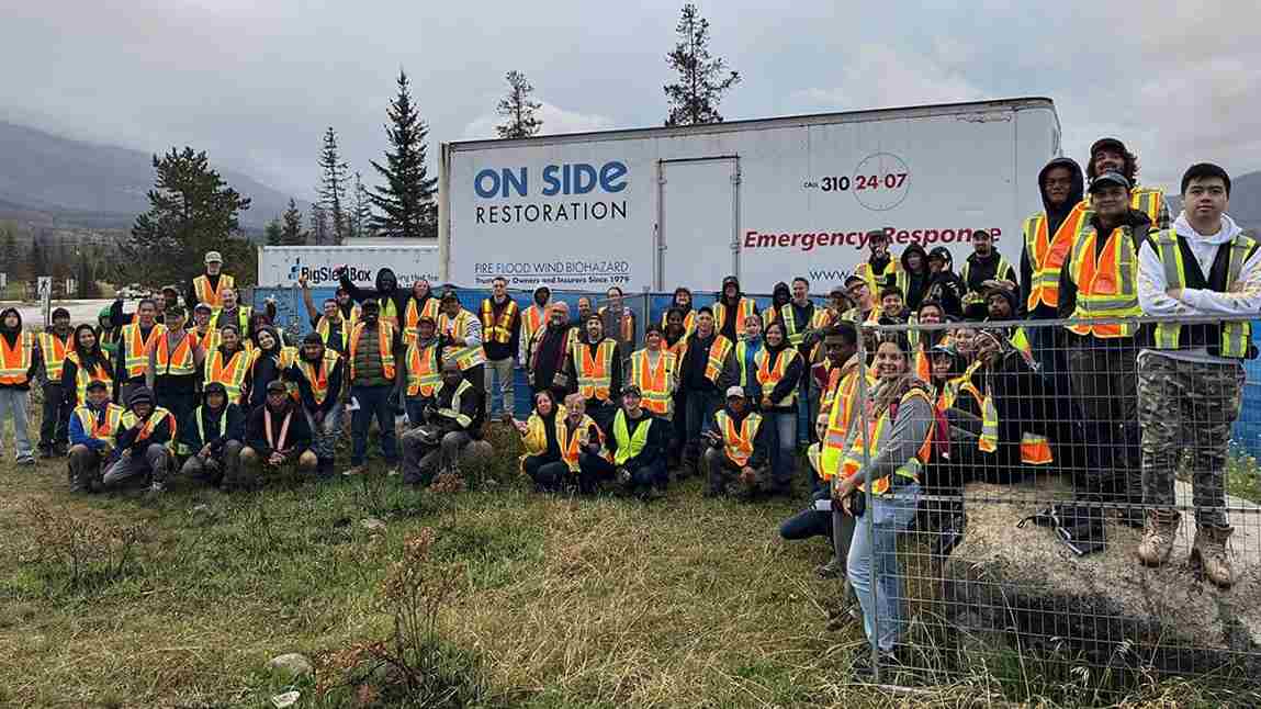 On Side Restoration team in Canada