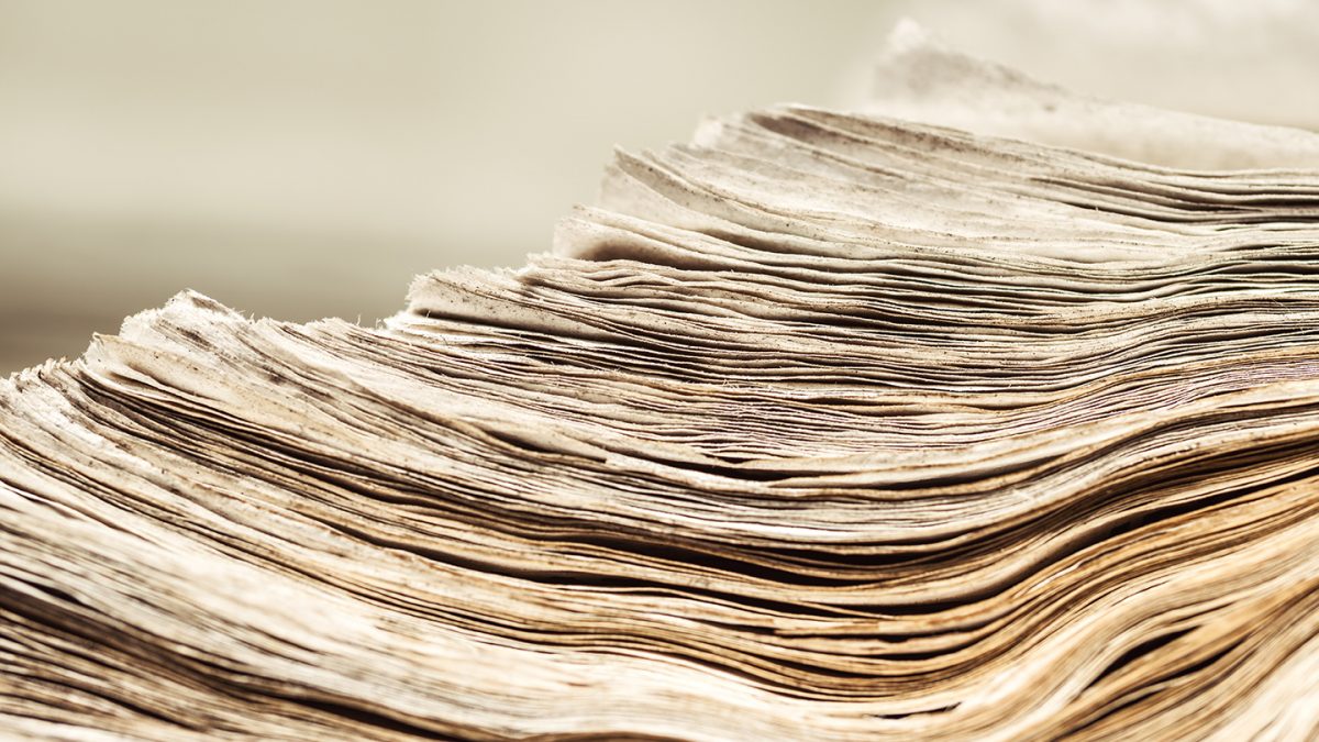 Damaged paper files - Content Restoration by On Side